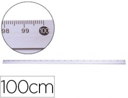 Regla Q-Connect aluminio 100cm.